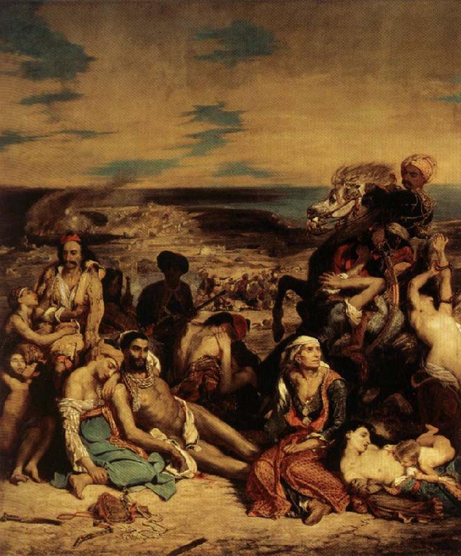 Eugene Delacroix The Massacer at Chios